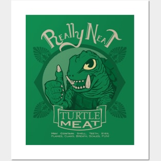 Really Neat Turtle Meat Posters and Art